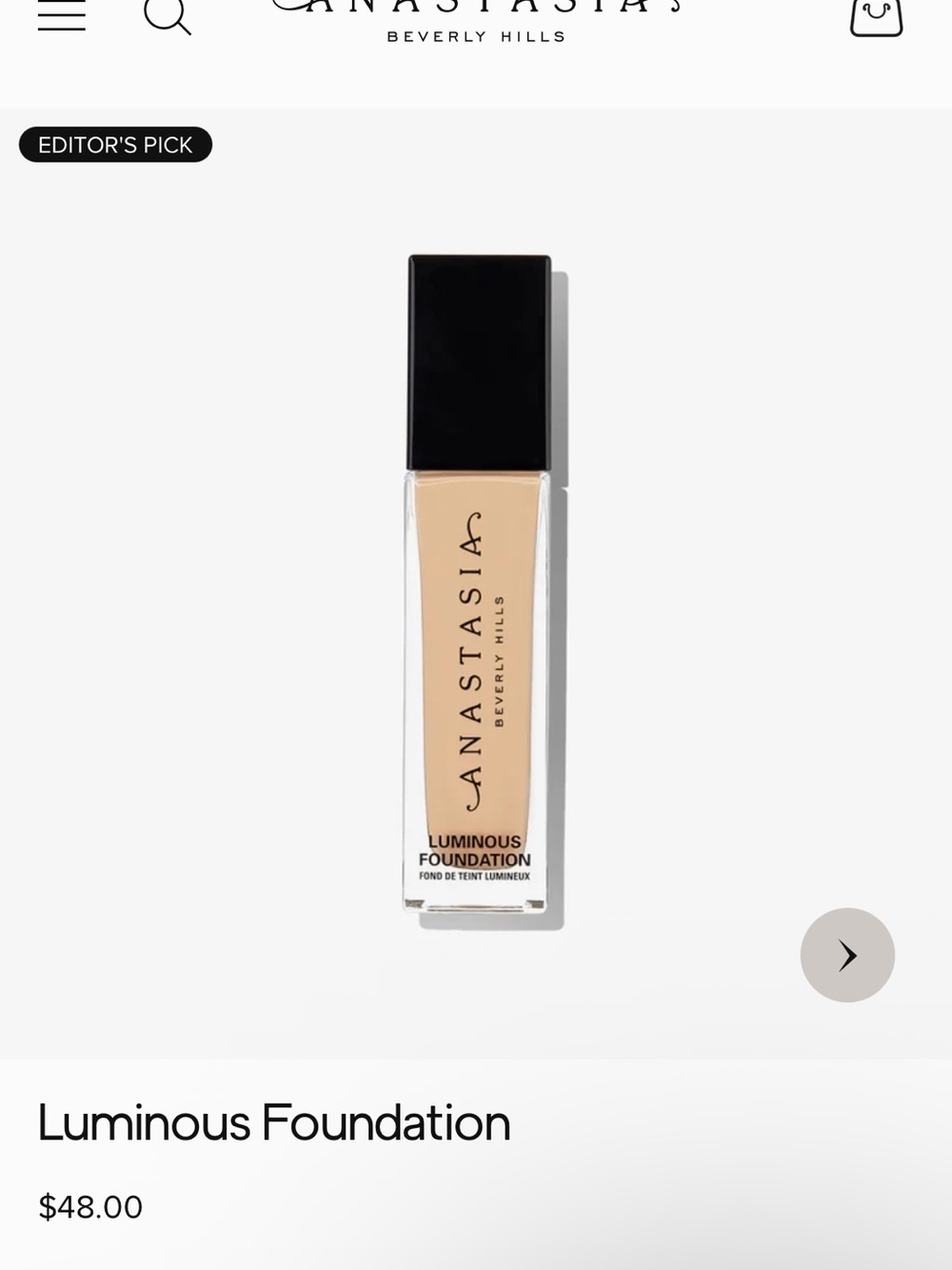 Anastasia Beverly Hills Luminous Foundation - Light Beige 150W